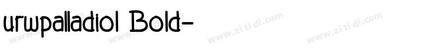 urwpalladiol Bold字体转换